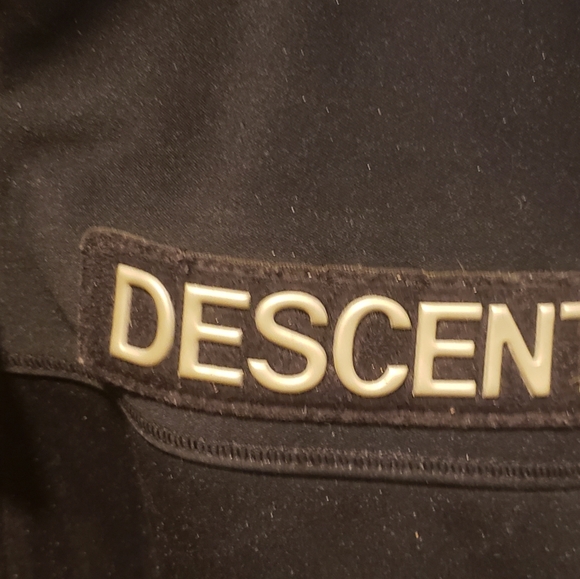 Descente Softshell Ski Jacket Mens XS Black Full Zip Skiing protected pocket - Picture 6 of 7